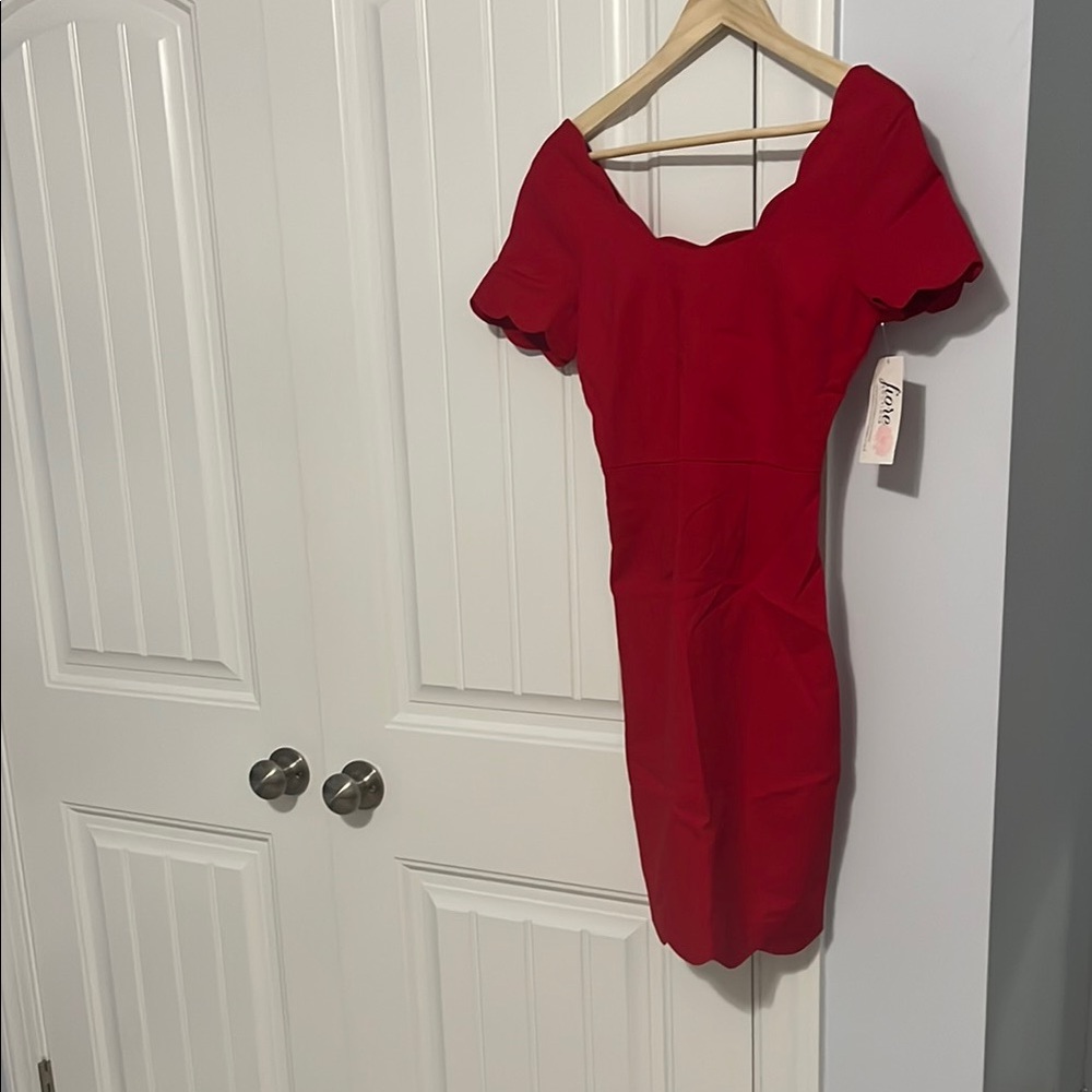 Elegant Red Dress Sz Small NWT Summer Dress